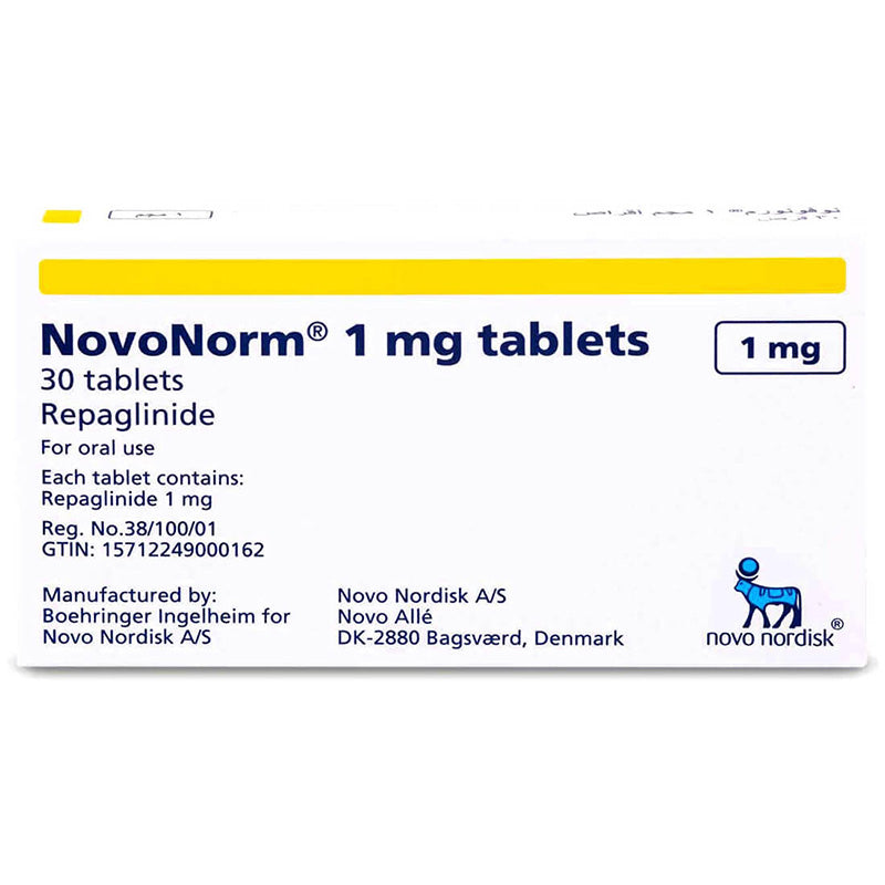 NOVONORM 1 MG TAB 30 S – Truth Care Pharmacy