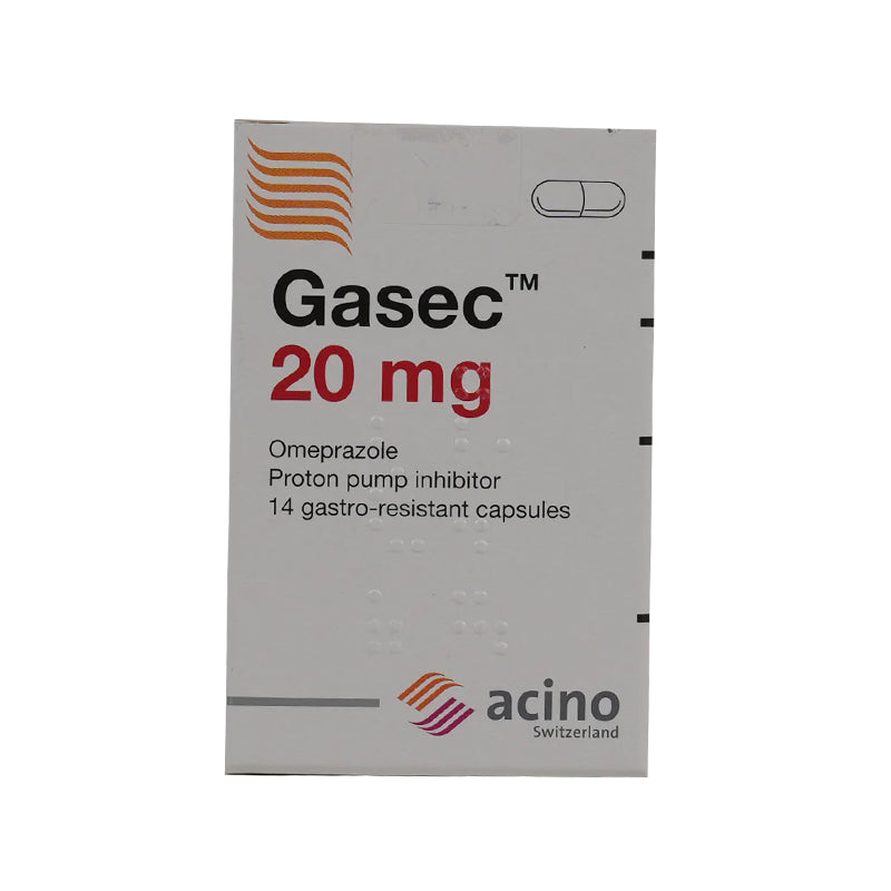 GASEC 20 MG CAP 14 S