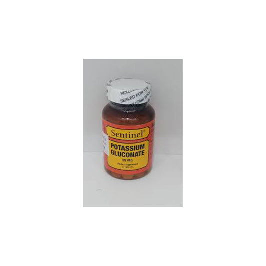 SENTINEL POTASSIUM GLUCONATE 99 MG TAB 50 S