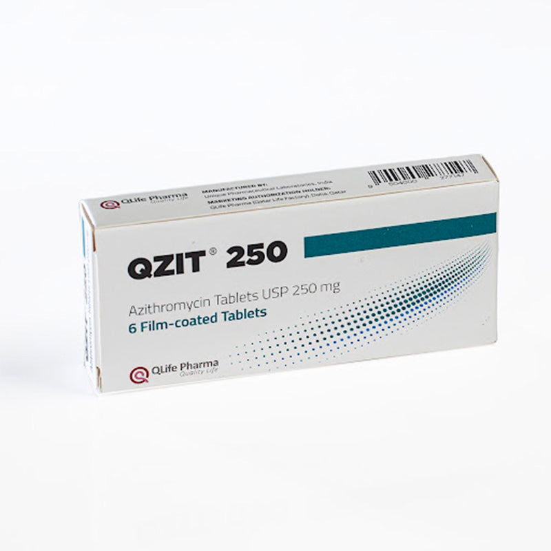 QZIT 250 MG TAB 6 S