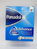 PANADOL ADVANCE OPTIZORB 500 MG TAB 72 S