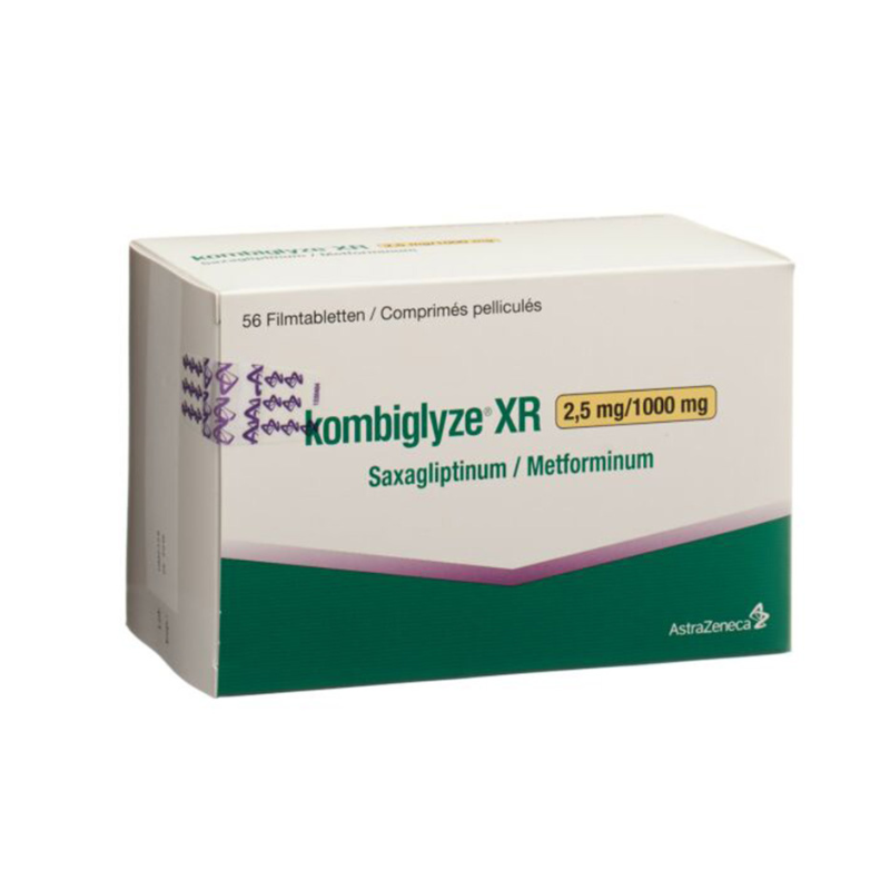 KOMBIGLYZE XR 2.5/1000 MG TAB 56 S