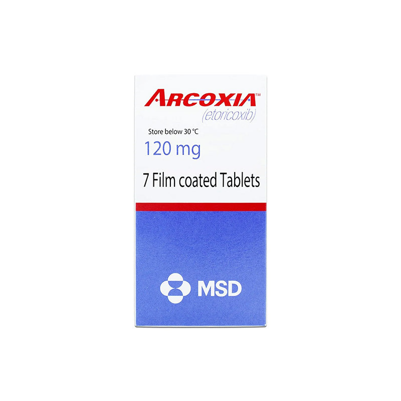 ARCOXIA 120 MG TAB 7 S