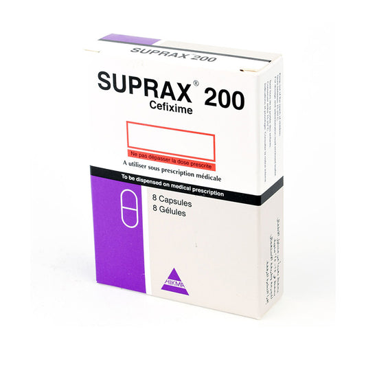 SUPRAX 200 MG CAPS 8 S