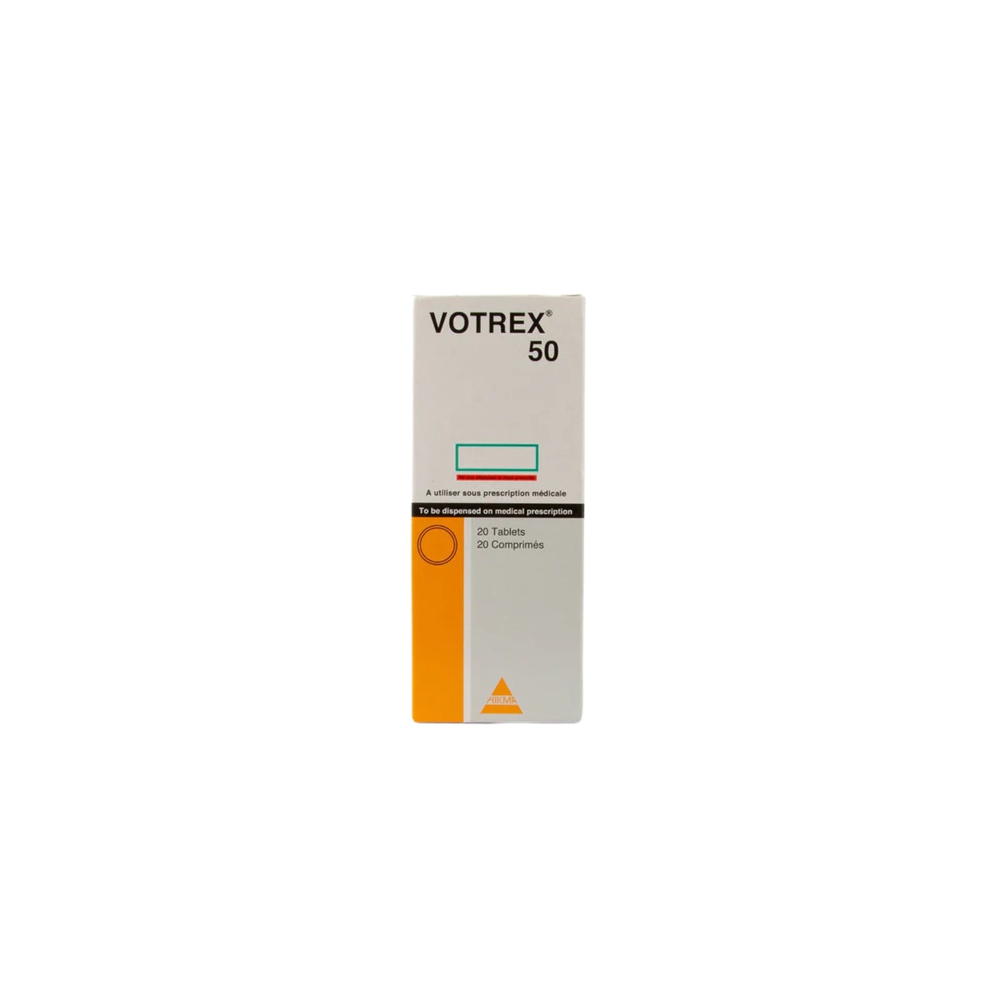 VOTREX 50 MG TABS 20 S