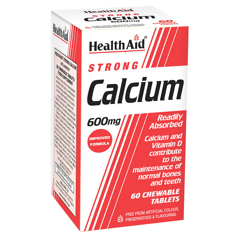 HEALTH AID STRONG CALCIUM 600 MG TAB 60 S