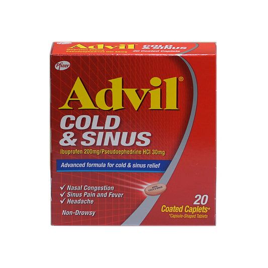 ADVIL COLD AND SINUS TAB 20 S