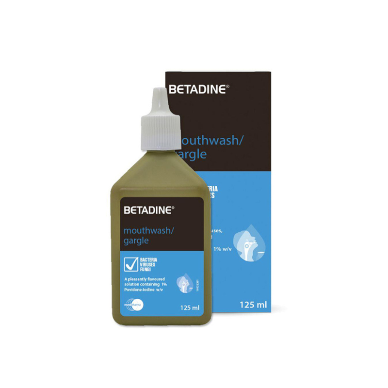 BETADINE MOUTH WASH/GARGLE 125 ML