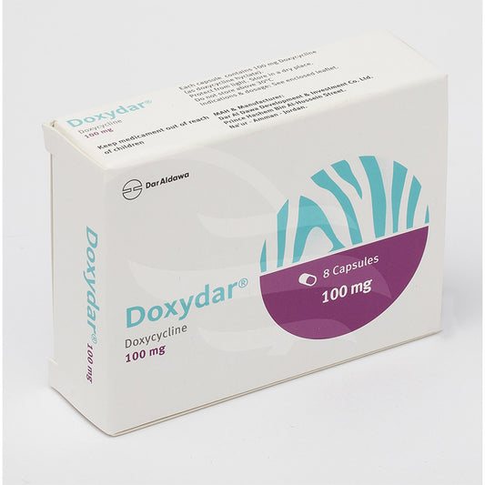 DOXYDAR 100 MG CAP 8 S