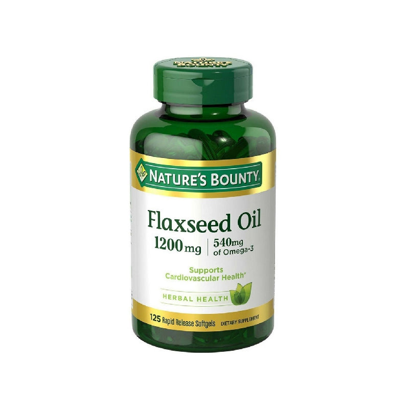 NATURE S BOUNTY FLAXSEED OIL 1200 MG CAP 125 S