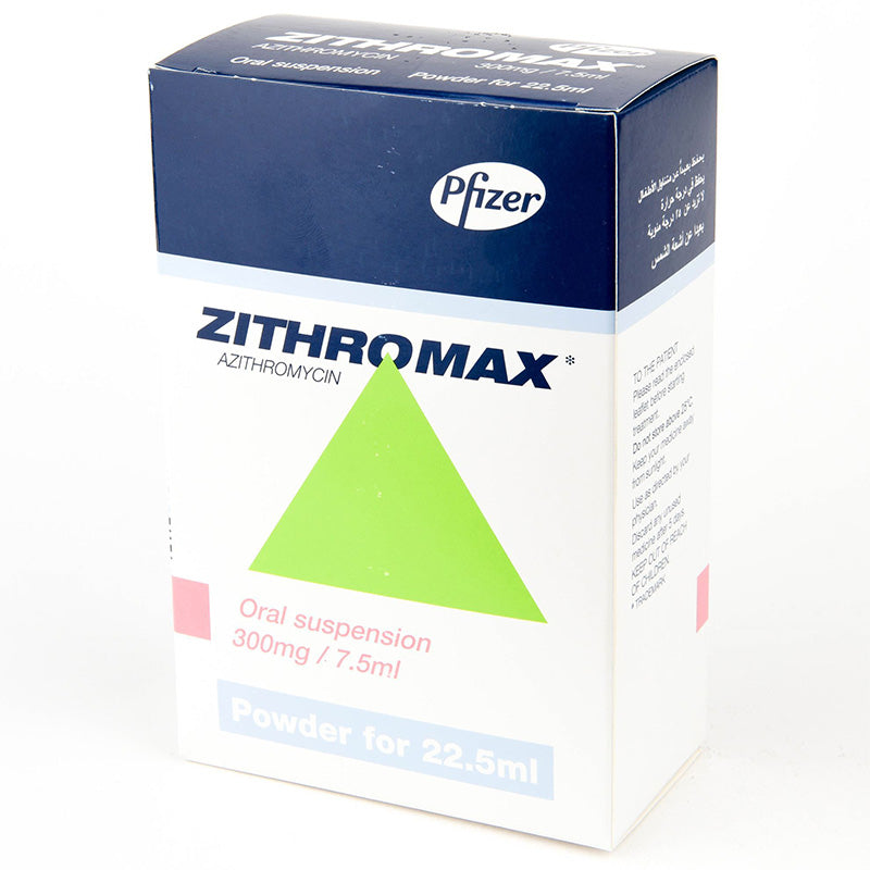 ZITHROMAX 300 MG/7.5 ML SUSPENSI