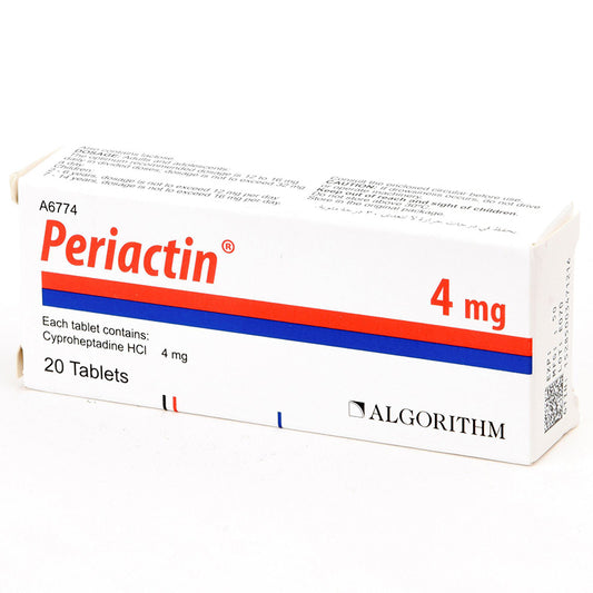 PERIACTIN 4 MG TAB 20 S