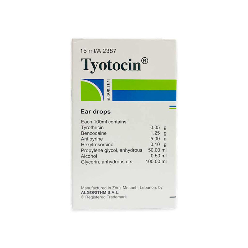 TYOTOCIN EAR DROPS 15 ML