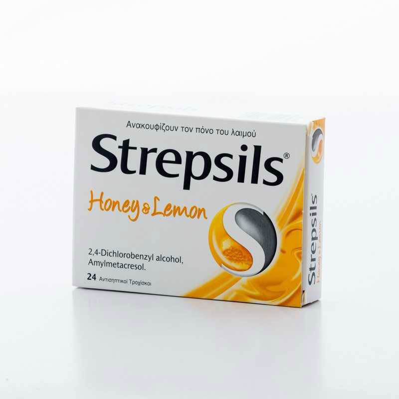 STREPSILS HONEY AND LEMON 24 S