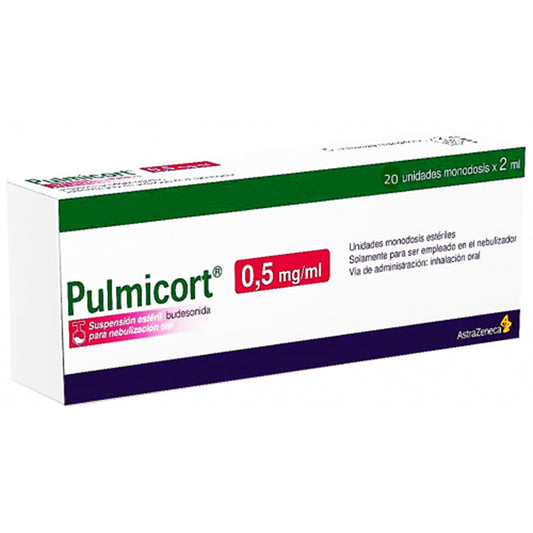 PULMICORT 0.5 MG/ ML SUSP 20 X 2 ML RESPULES