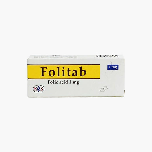 FOLITAB 1 MG TAB 20 S