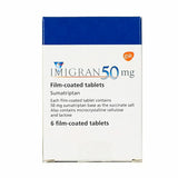 IMIGRAN 50 MG TAB 6 S