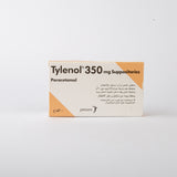 TYLENOL 350 MG SUPPOSITORIES 10 S