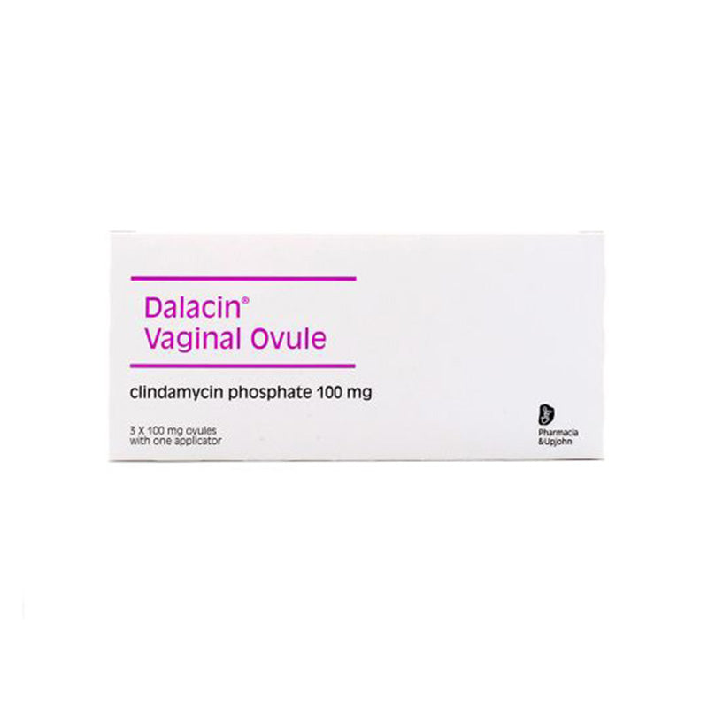 DALACIN VAGINAL SUPP 100 MG 3 S