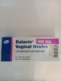 DALACIN VAGINAL SUPP 100 MG 3 S