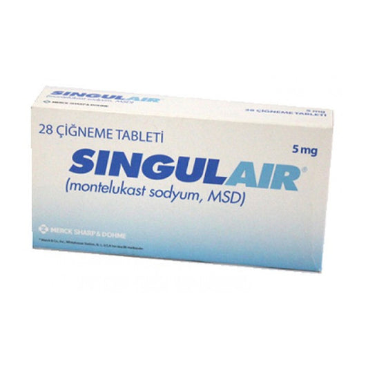 SINGULAIR 5 MG TAB 28 S