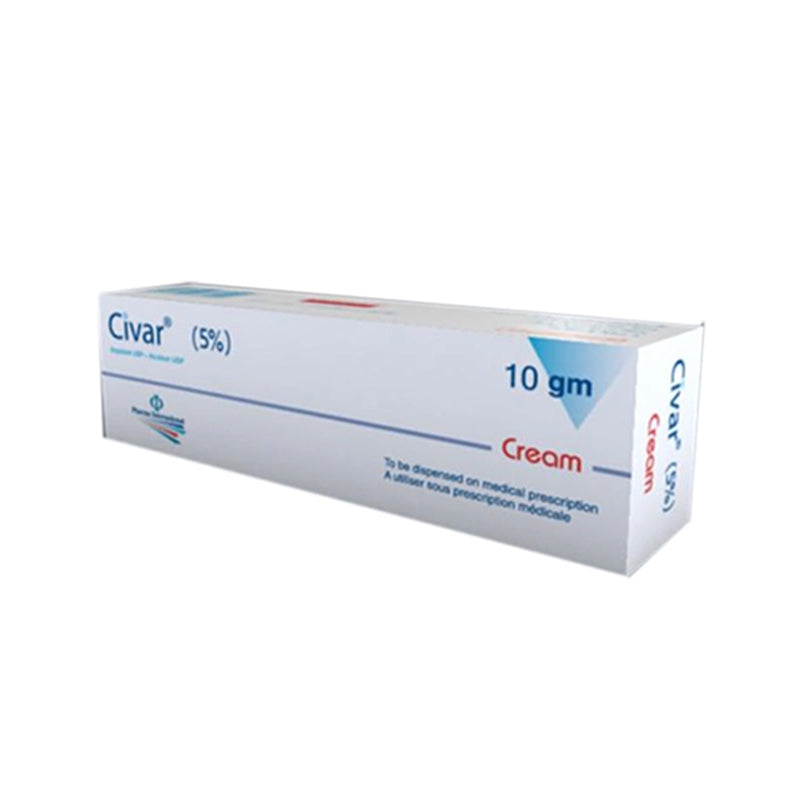 CIVAR 5 % CREAM 10 GM