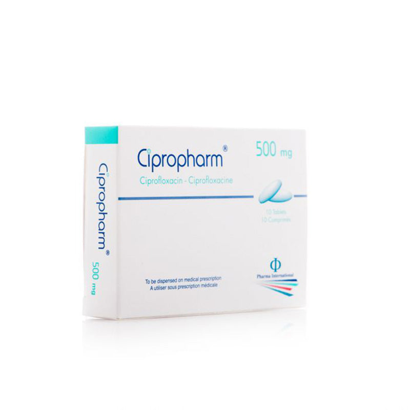 CIPROPHARM 500 MG TAB 10 S