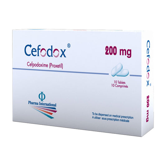 CEFODOX 200 MG TAB 10 S