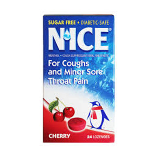 NICE CHERRY LOZENGES 24 S