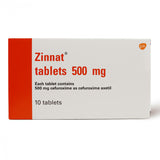 ZINNAT 500 MG TAB 10 S