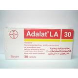 ADALAT LA 30 MG TAB 30 S