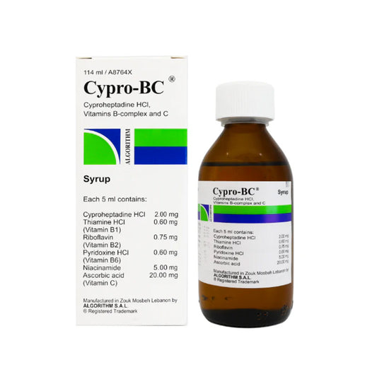 CYPRO BC SYRUP 114 ML