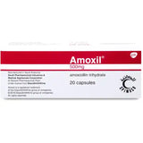 AMOXIL CAPS 500 MG 20 S