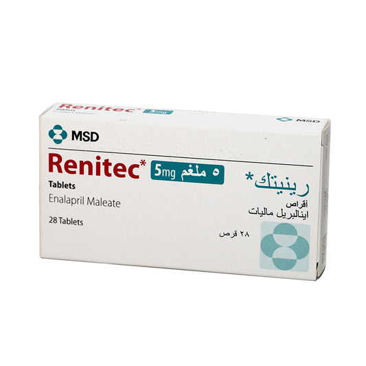 RENITEC 5 MG TABLET 28 S