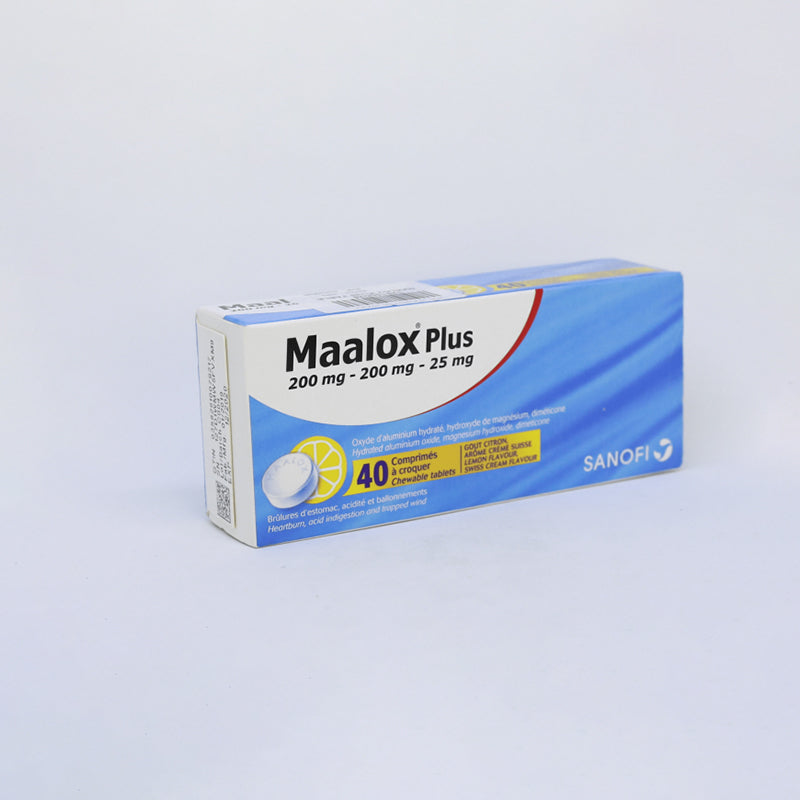 MAALOX PLUS TAB 40 S