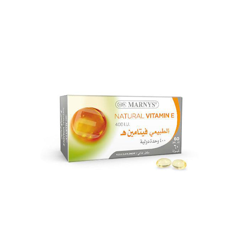 MARNYS NATURAL VITAMIN E CAP 60 S