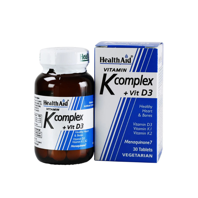 HEALTH AID VIT K COMPLEX PLUS VIT D 3 TAB 30 S