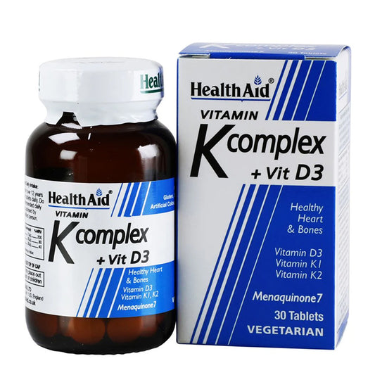 HEALTH AID VIT K COMPLEX PLUS VIT D 3 TAB 30 S