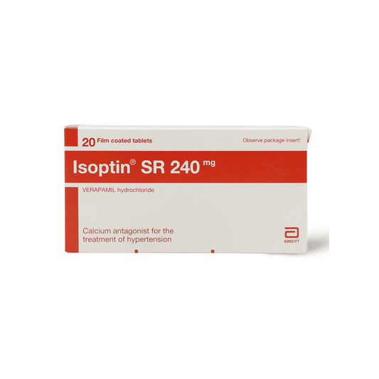 ISOPTIN SR 240 MG TAB 20 S