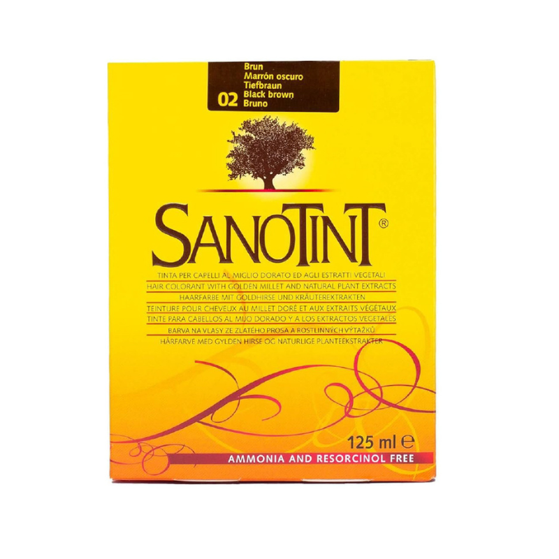 SANOTINT 02 CLASSIC BLACK BROWN 125 ML