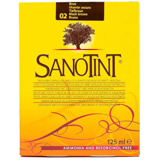 SANOTINT 02 CLASSIC BLACK BROWN 125 ML