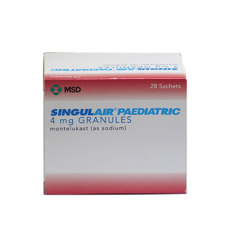 SINGULAIR PAED GRANULES 4 MG 28 S