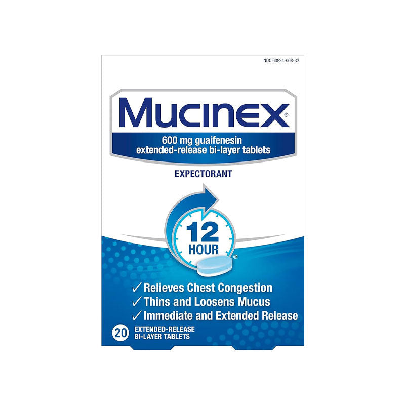 MUCINEX TABLET 600 MG 20 S