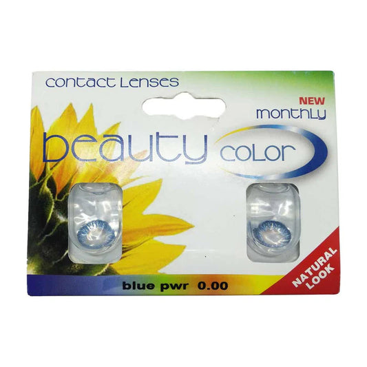 BEAUTY BLUE LENSES 2 TRICOLOUR MONTHLY OF72 72