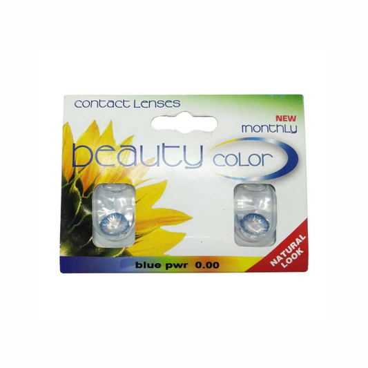 BEAUTY BLUE LENSES 2 TRICOLOUR MONTHLY OF72 72