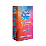 SKINS ASSORTED LUBRICATED CONDOMS 12 S