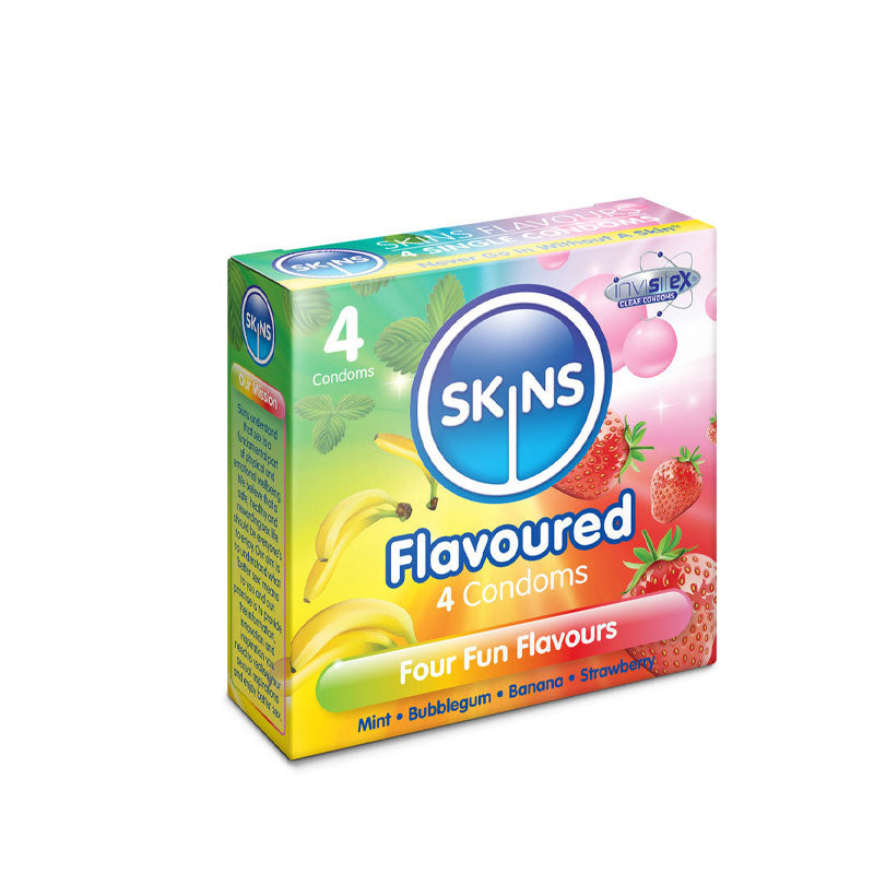 SKINS FLAVOURS CONDOMS 4 S