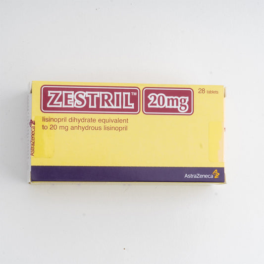 ZESTRIL 20 MG TAB 28 S