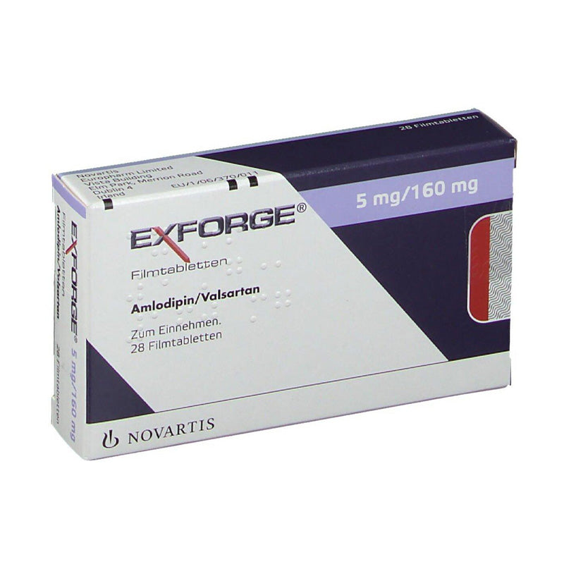 EXFORGE 5/160 MG TAB 28 S