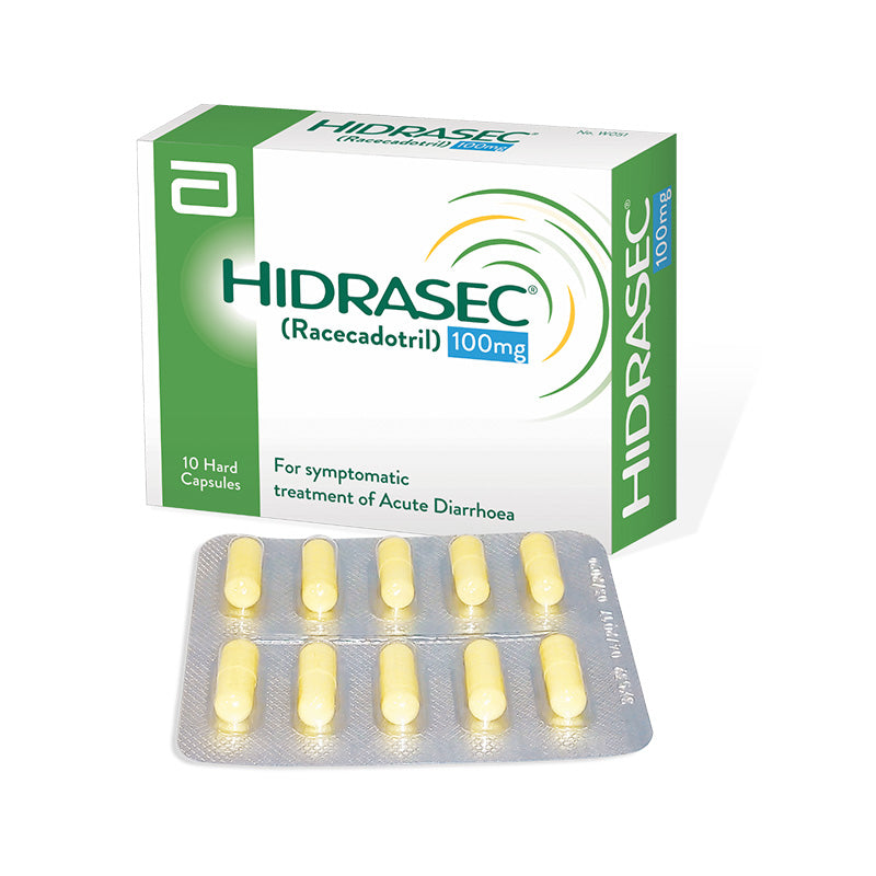 HIDRASEC 100 MG CAP 10 S